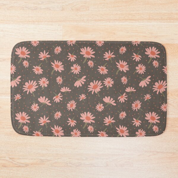 Item preview, Brown & Pink Stem Daisy Floral designed and sold by StudioPosies.