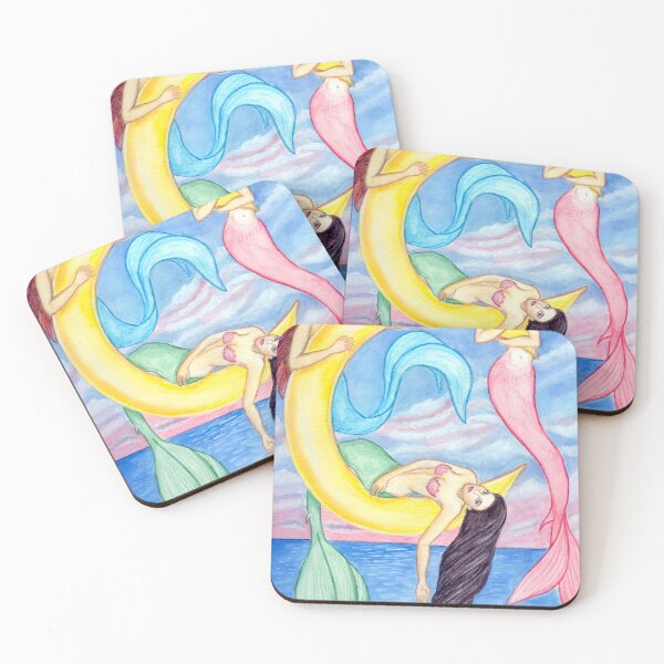 Item preview, Mermaid Mood Watercolor by Laurie Leigh designed and sold by LaurieLeighArt.