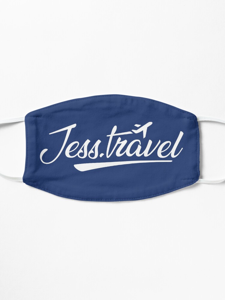 Alternate view of Jess.Travel White Logo Mask