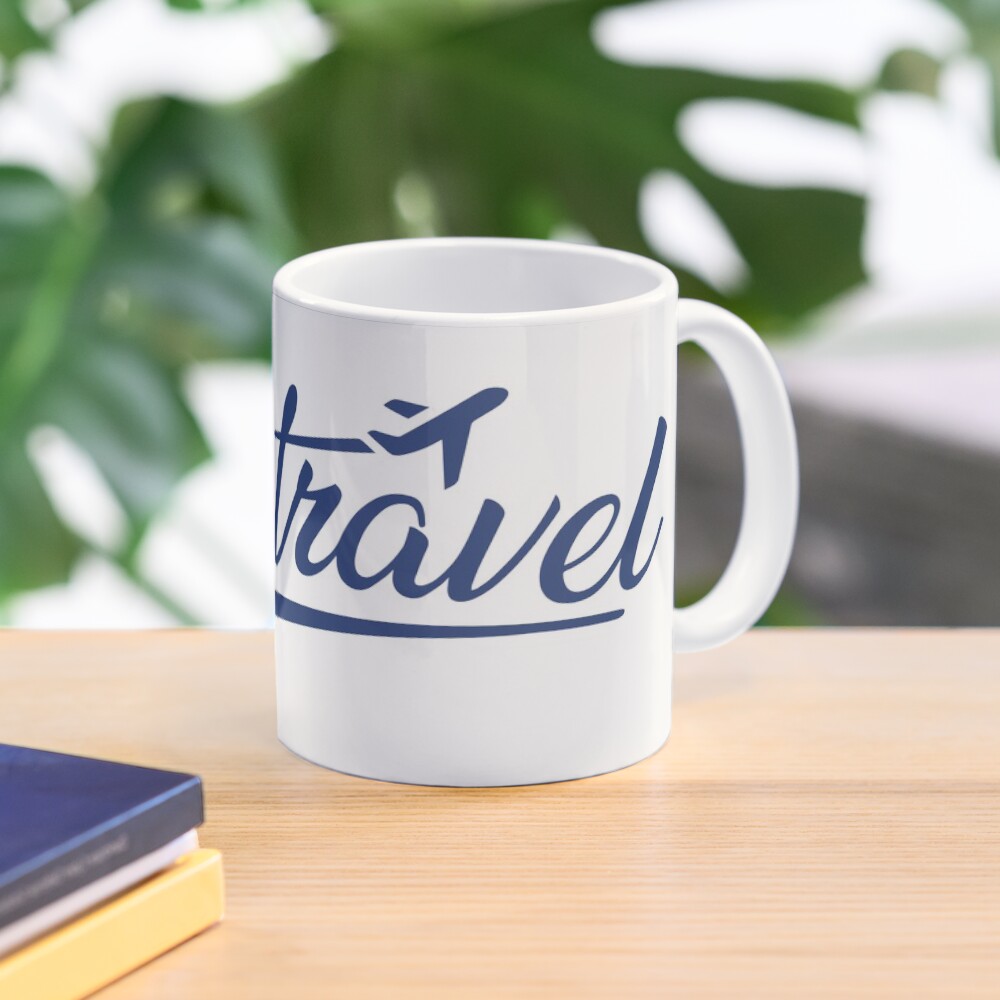 Jess.Travel White Logo Mug