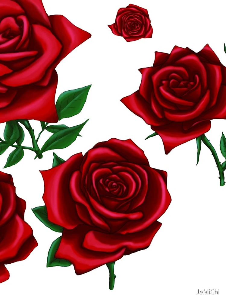 Thumbnail 5 of 5, iPhone Case, Red Roses designed and sold by JeMiChi Art.