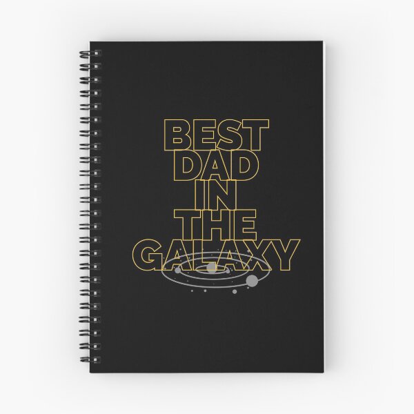 Item preview, BEST DAD IN THE GALAXY - BLACK - YELLOW - WHITE- GALAXY  designed and sold by Tropical Blood.