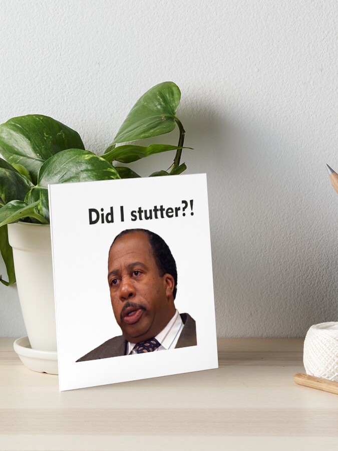 The Office  Stanley: Did I Stutter? Stainless Steel Water Bottle