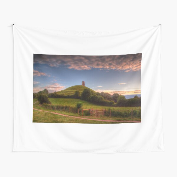 Glastonbury Tor View Tapestry