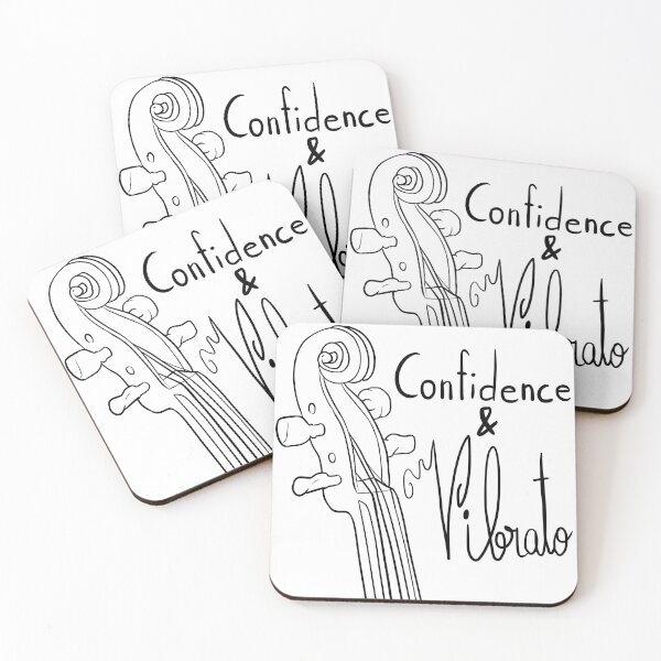Item preview, Confidence and vibrato graphic music design designed and sold by cu-b3.