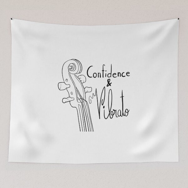 Item preview, Confidence and vibrato graphic music design designed and sold by cu-b3.