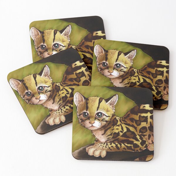 Item preview, Margay kitten designed and sold by JeMiChi Art.