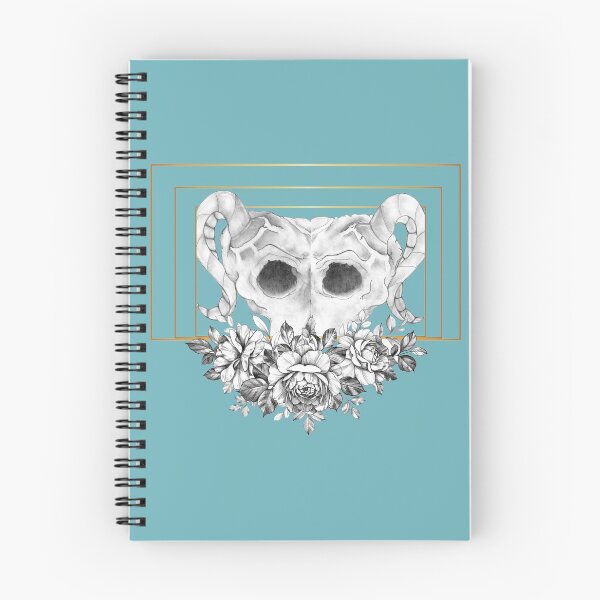 Item preview, Ram Skull With Roses designed and sold by parroty.