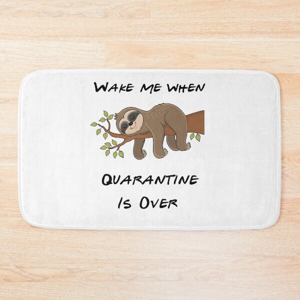 Item preview, Wake Me When Quarantine Is Over Funny sloth gift idea during quarantine 2020 designed and sold by YourgiftShop.