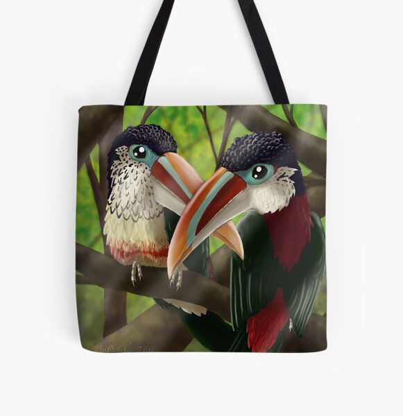 Aracari Love All Over Print Tote Bag