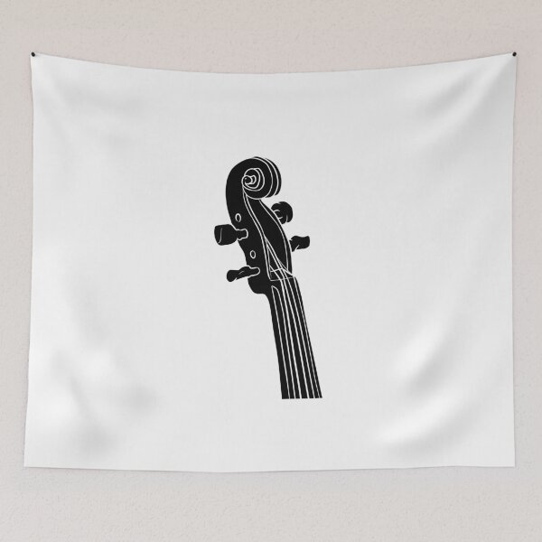 Item preview, Violin scroll pen graphic design badge dark version designed and sold by cu-b3.
