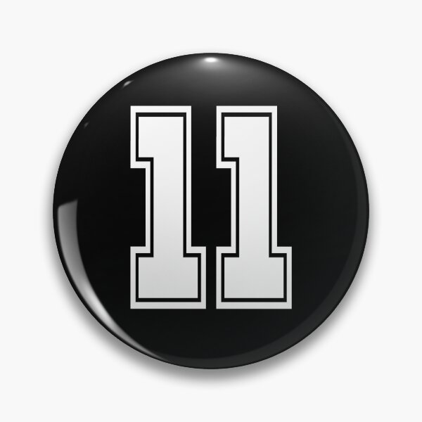 Item preview, 11 shirt number college style football soccer number designed and sold by GeogDesigns.