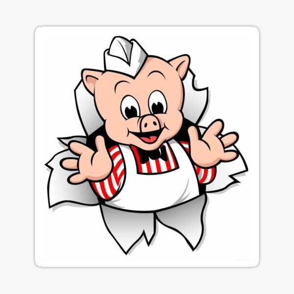 Mr Pig Stickers Redbubble - cyborg piggy roblox characters