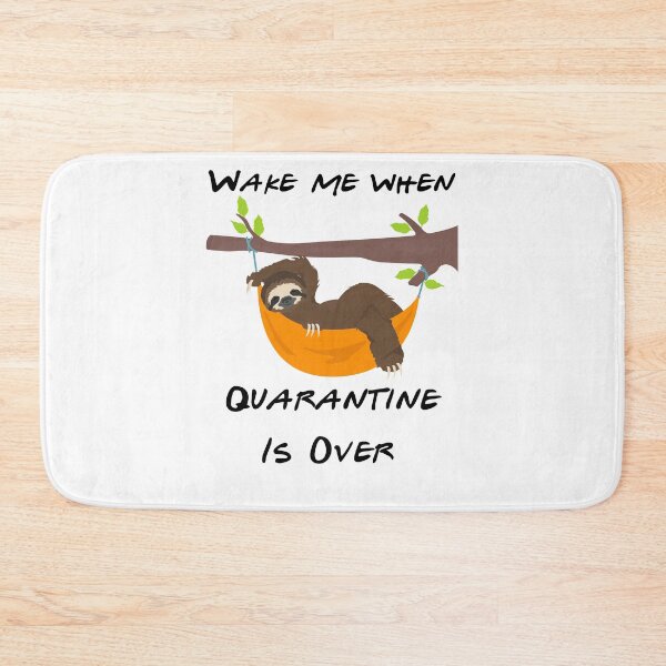 Item preview, Wake Me When Quarantine Is Over Funny sloth lover gift designed and sold by YourgiftShop.