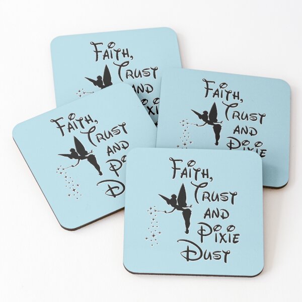 Item preview, Faith, Trust and Pixie Dust - Black Text designed and sold by ThirdDimension.