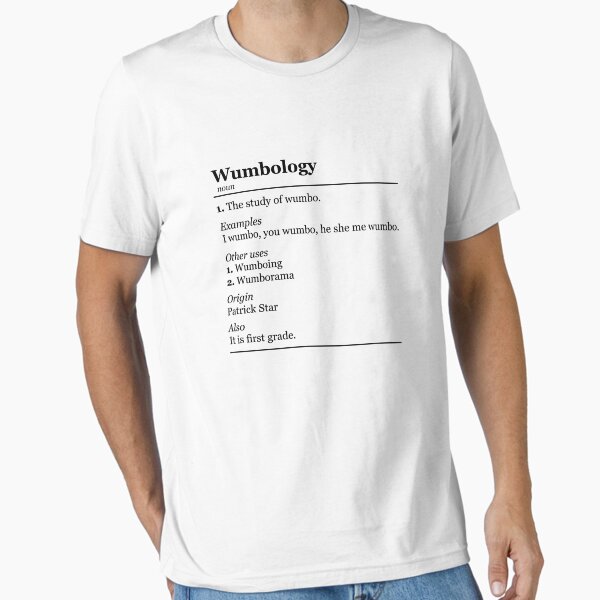 Vista previa del artículo con la obra «Wumbology», diseñado y vendido por oneskillwonder.