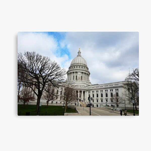 Wisconsin State Capitol Building - Madison, WI, USA Canvas Print