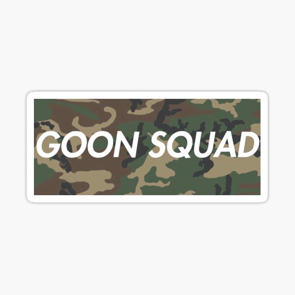 Goon Squad M81 Woodland Sticker