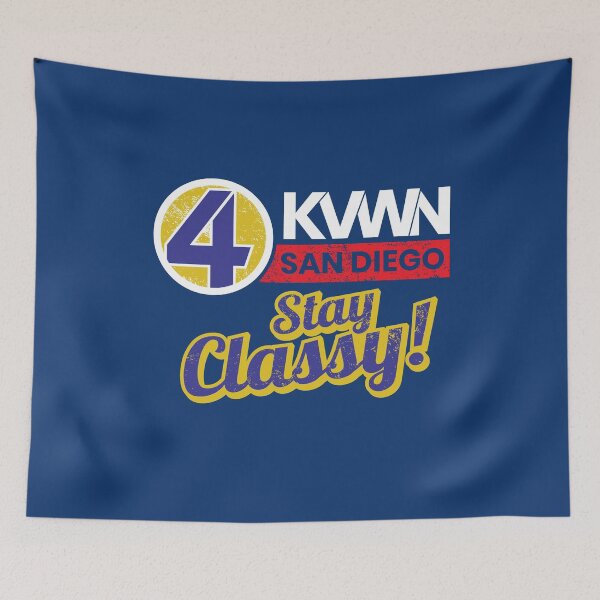 Item preview, KVWN News Team Stay Classy San Diego  designed and sold by The Junto Shop.