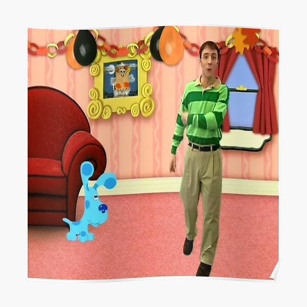 Blues Clues Posters Redbubble - blues clues roblox