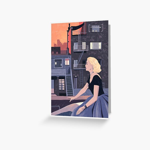 Item preview, Rear Window - Pencil illustration Hitchcock fan art designed and sold by JustineLecouffe.