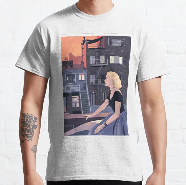 Item preview, Rear Window - Pencil illustration Hitchcock fan art designed and sold by JustineLecouffe.