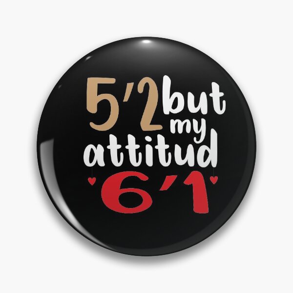 Item preview, 5’2 but my attitude 6’1 funny women  for women short girl for womens funny gift for her designed and sold by Chamssou.