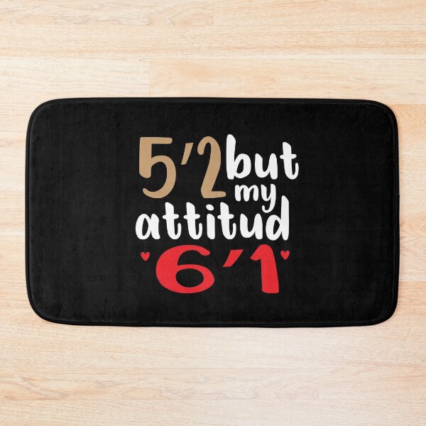 Item preview, 5’2 but my attitude 6’1 funny women  for women short girl for womens funny gift for her designed and sold by Chamssou.
