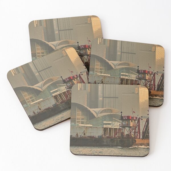Item preview, A barge in Hong Kong harbour. designed and sold by Howard  Boyd.