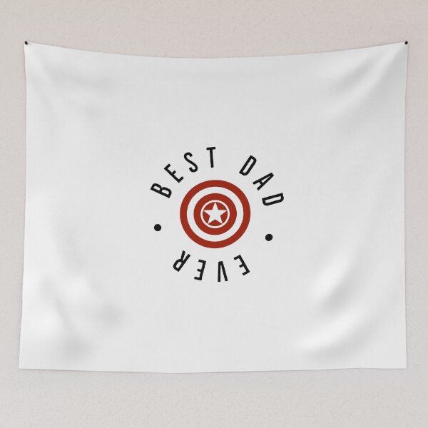 Item preview, BEST DAD EVER  - BESTDAD - FATHER'S DAY - USA - RED - STAR  designed and sold by Tropical Blood.