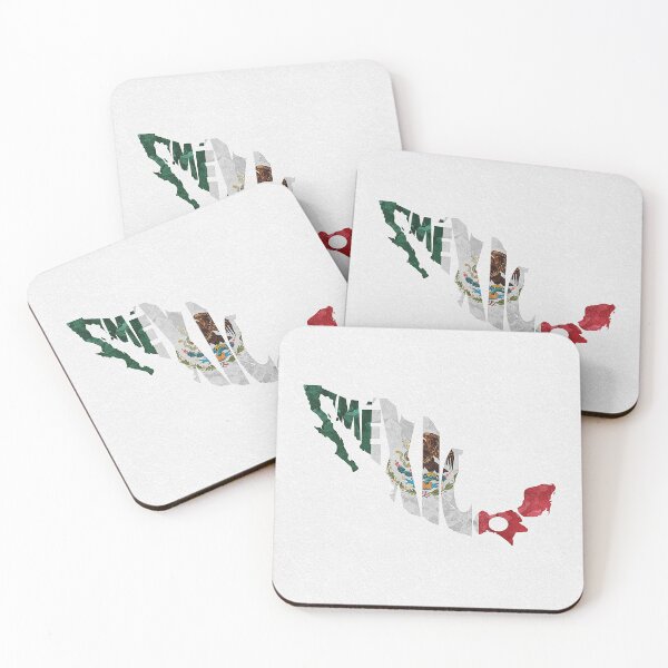 Item preview, Mexico Typographic Map Flag designed and sold by A Deniz Akerman.