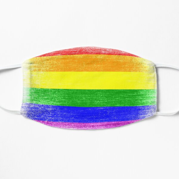 Grunge Rainbow Diversity Flag Mask