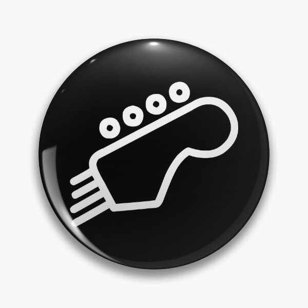 Item preview,  4-String Bass Guitar Head Stock Silhouette designed and sold by playloud.