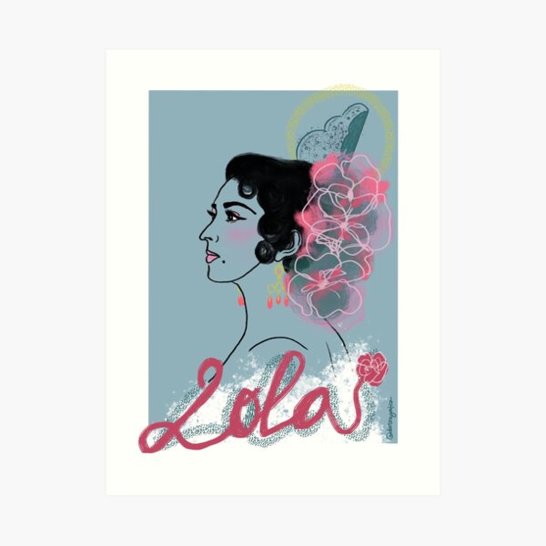Lola Flores Lámina artística