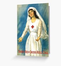 Red Cross Nurse Greeting Card