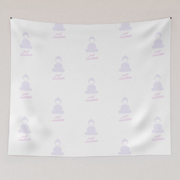Item preview, Buddha Just Meditate Relax Mindfulness calm holistic symbol icon yoga palates designed and sold by Artis-Smartis.