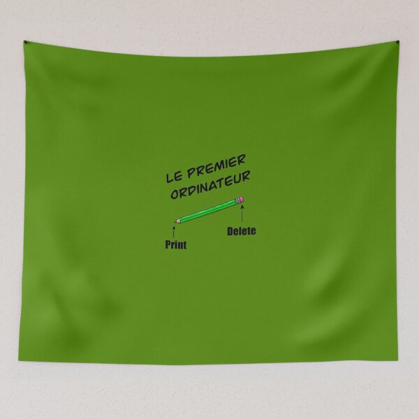 Aperçu de l'œuvre Le premier ordinateur print delete créée et vendue par Nico97431.