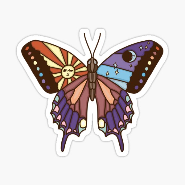 Item preview, Sun and Moon Celestial Butterfly designed and sold by ally-mck.