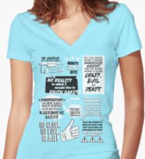 Myka Musings Women's Fitted V-Neck T-Shirt