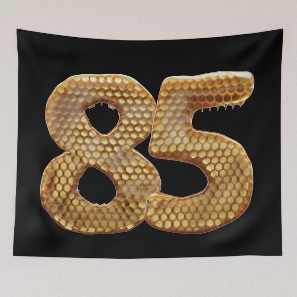 Item preview, 85 Number 3d Honey Numbers Font designed and sold by HelloFromAja.