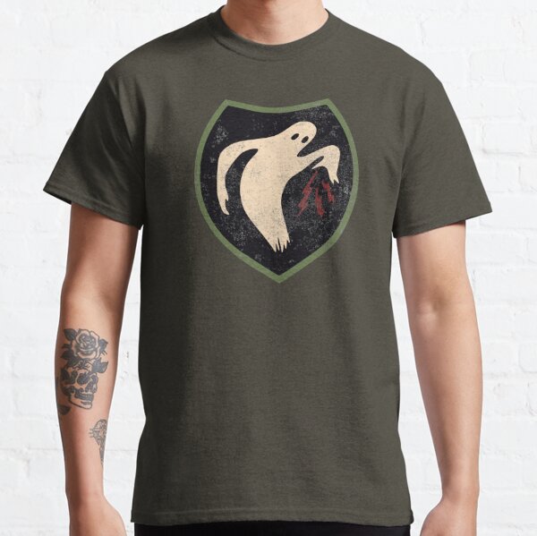 WW2 El parche del ejército fantasma (angustiado) Camiseta clásica