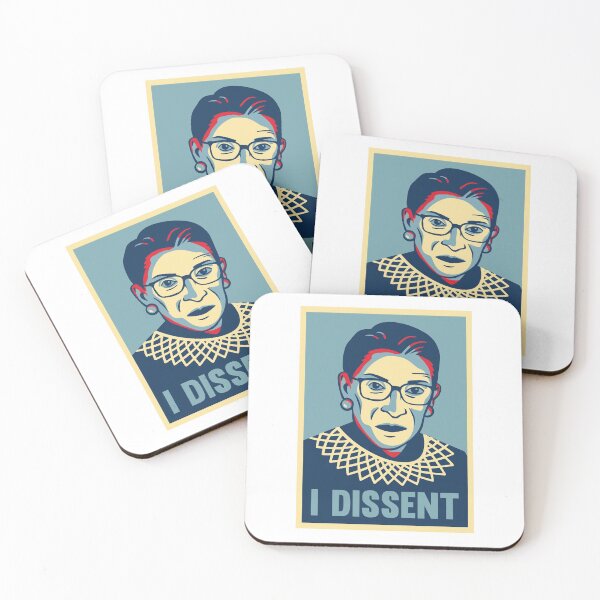 Item preview, Justice Ruth Bader Ginsburg RBG I Dissent  designed and sold by The Junto Shop.