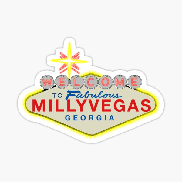 Item preview, MILLYVEGAS sign designed and sold by emily-daly.