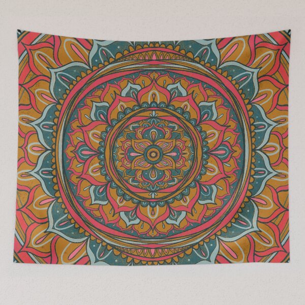 Item preview, Electric Mandala Yellow designed and sold by inkedinred.