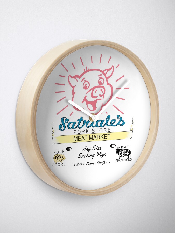 Alternate view of Satriale's - Pork Store New Jersey Red Clock