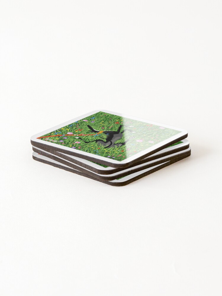 Alternate view of Roaching in the Wildflowers Coasters (Set of 4)