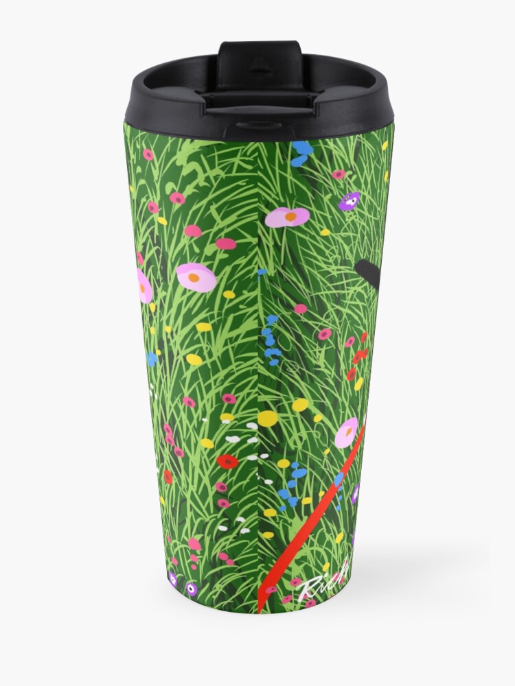 Alternate view of Roaching in the Wildflowers Travel Mug