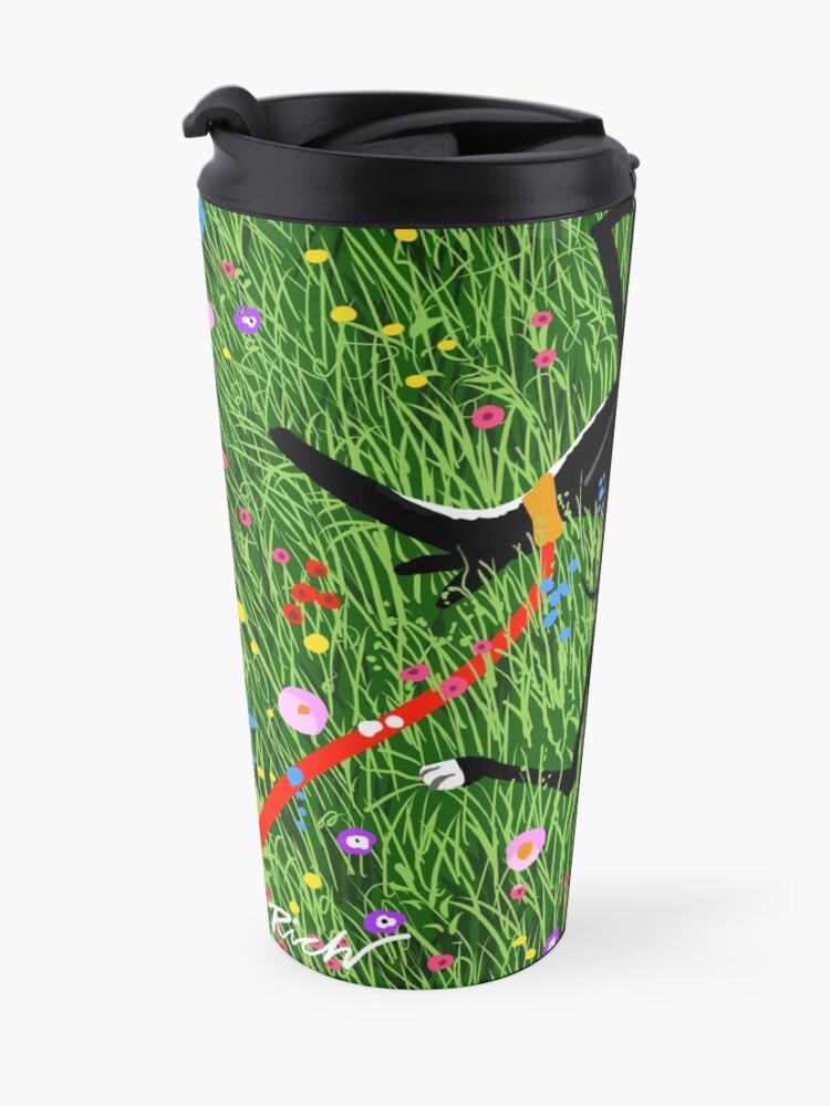 Alternate view of Roaching in the Wildflowers Travel Mug