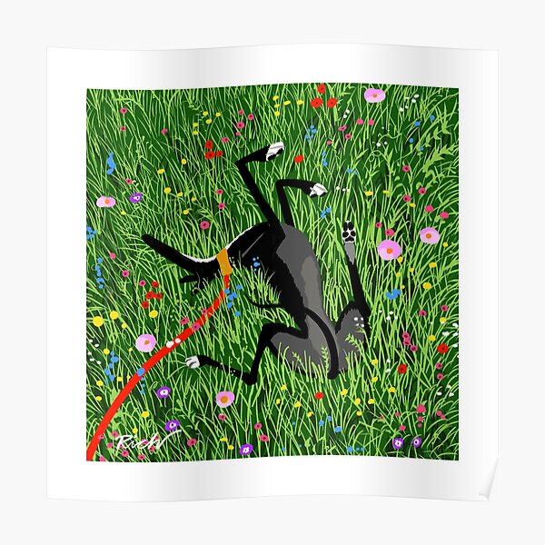 Roaching in the Wildflowers Poster