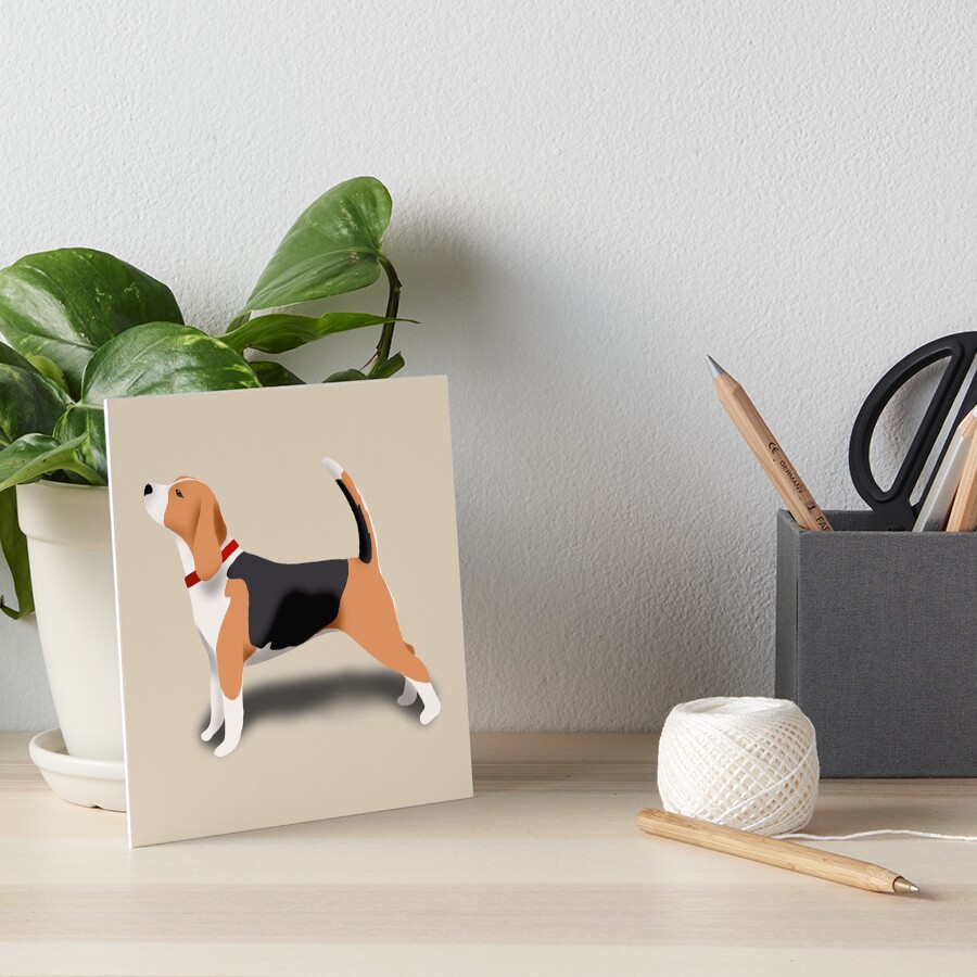 Beagle Art Board Print